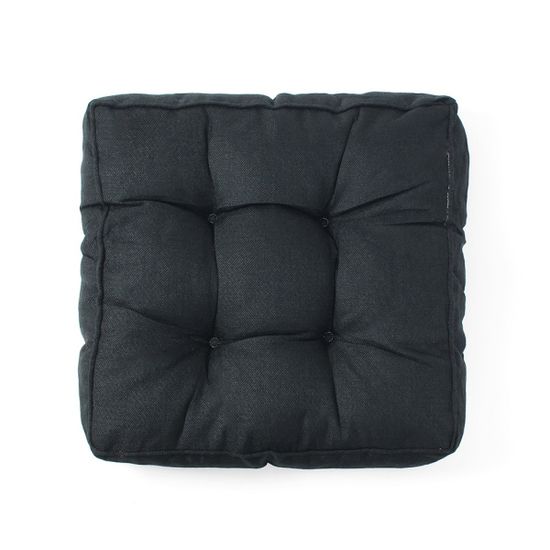 폭신폭신 사각 쿠션방석 (블랙) 두꺼운 방석
