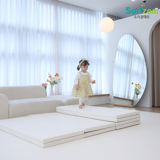 [소리잠매트] 접이식 폴더 놀이방 매트 풀커버 대형
