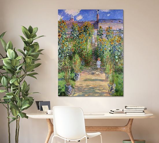 클로드 모네 아이 해바라기 그림 명화 거실 인테리어