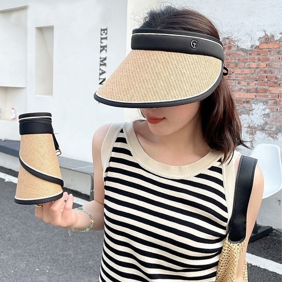 바나나빌딩 라탄 돌돌이 썬캡 1+1