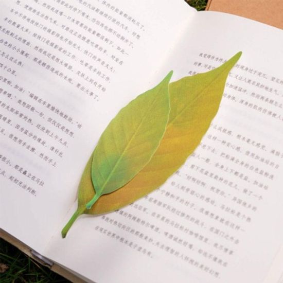 나뭇잎 온도에 따라 색이 바뀌는 변색 선물 온도계