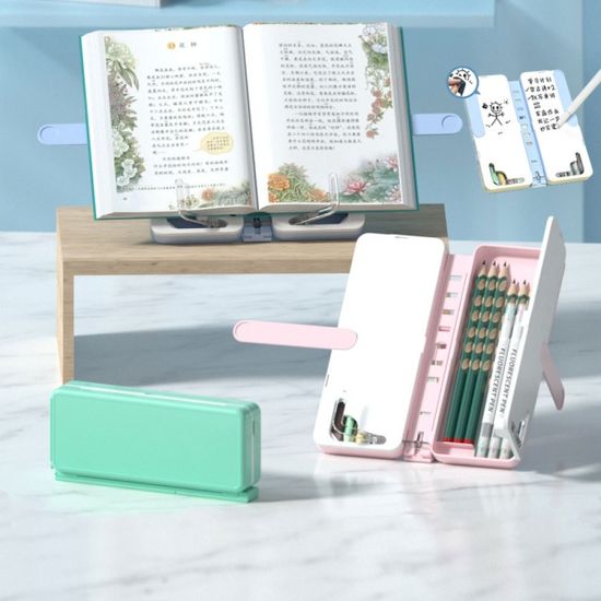 DIY 스티커 데코 플라스틱 필통 연필 케이스 독서대