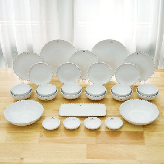 [코스타노바] 화이트펄6인 한식그릇세트