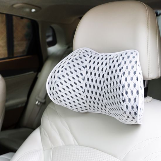 브론코 차량용 목쿠션 1+1 메쉬 U타입 자동차목베개