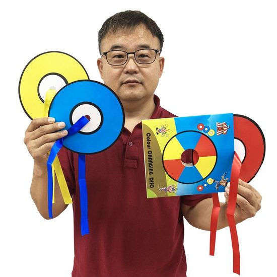 JL매직 (KC인증) 어린이교육마술 초등방과후마술 쉬운마술 초보마술 컬러체인지베니싱CD(고급형)끈포함(WEB4E10)