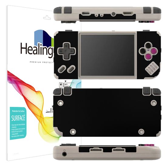 ANBERNIC RG28XX 레트로 게임기 블랙 외부필름 1세트