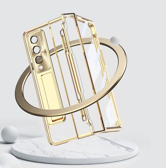 갤럭시Z폴드 7 6 5 4 3 플랫 힌지 풀커버 투명 케이스