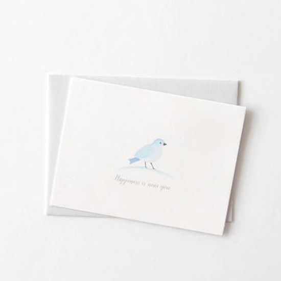 모노라이크 윈터데이 미니카드 - BLUE BIRD