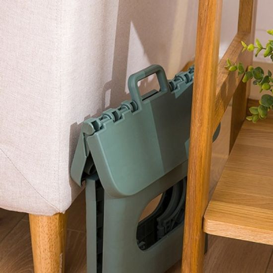 미니 휴대용 접이식 발받침 의자 2colors