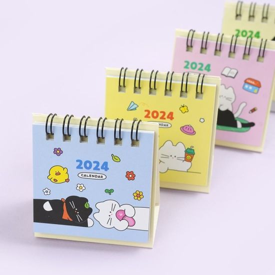 핑크풋 2024냥냥쪼꼬미달력