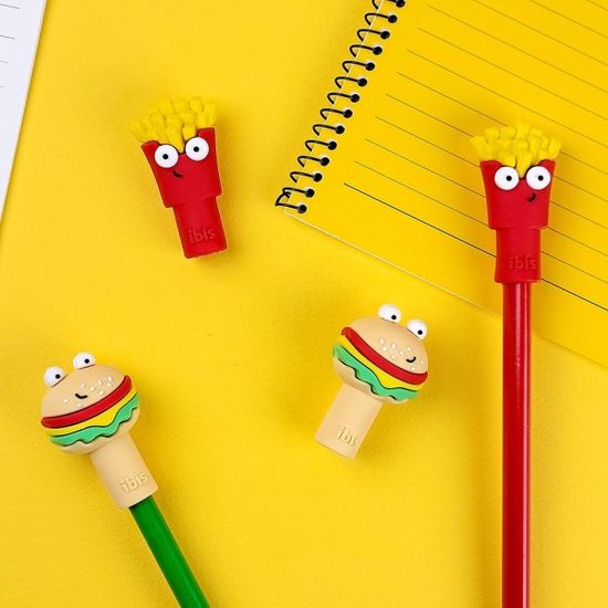 패스트푸드연필캡세트(CR) 10개