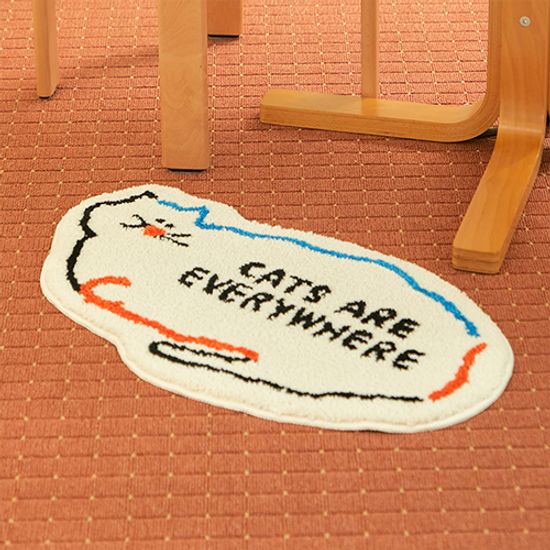 오구모구 포인트 캣 러그 2종 택1