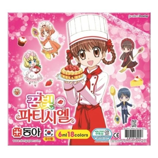 [동아교재] 물감18색6ml 꿈빛파티시엘 [세트/1] 137312