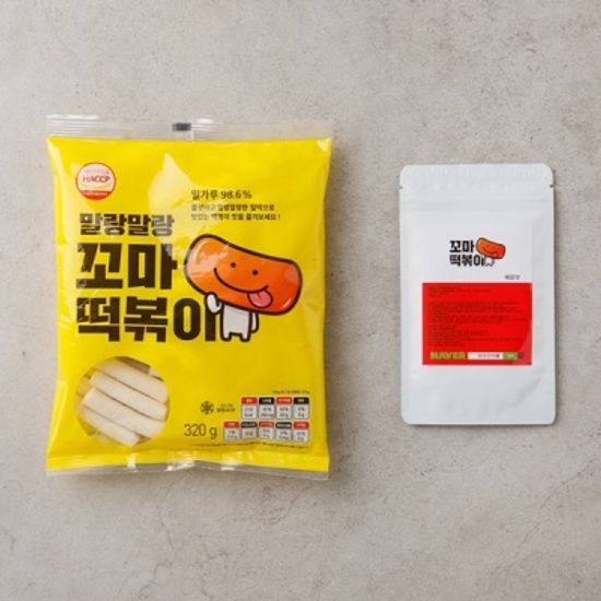 꼬마떡볶이 세트 6인분 (떡+소스)