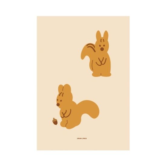 my little friend / 일러스트 액자