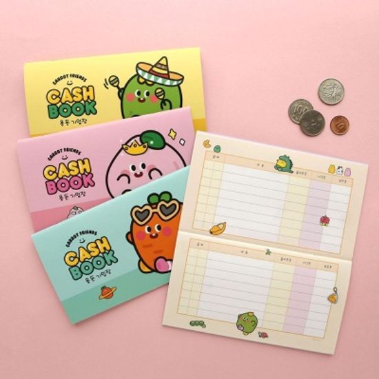 핑크풋 당근친구들용돈기입장ver.2