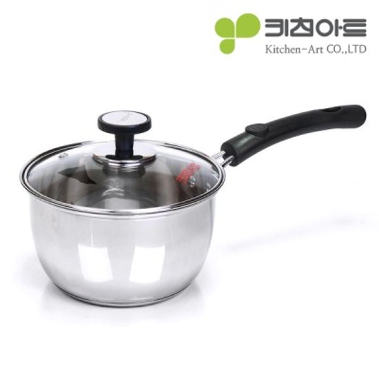 키친아트 스텐냄비 아티스트 16cm 편수