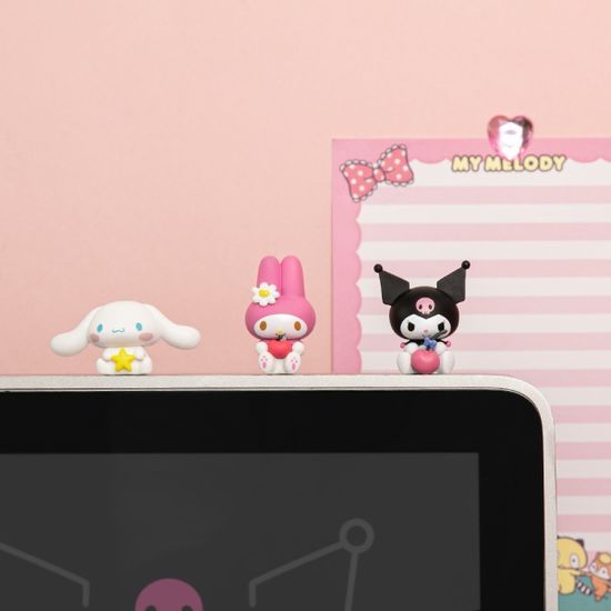 산리오 모니터 피규어 마이멜로디 쿠로미 시나모롤