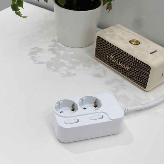 에스탭 국산 개별 스위치 멀티탭 2구