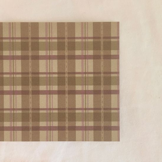체크 패브릭 엽서 Check Fabric Postcard