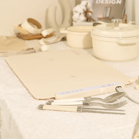 뉴메이슨 블랑드 아이보리 푸드워머 매트