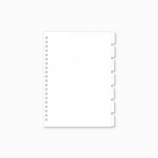 플랜커스 바인더 인덱스 가로형 A5 20공 6공