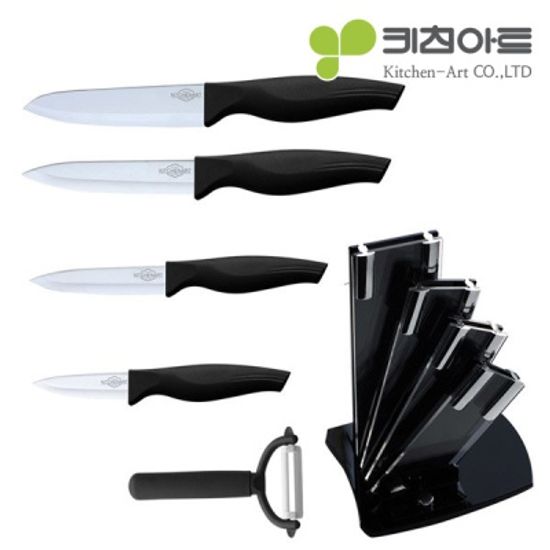 키친아트 세라믹 나이프세트 6pcs
