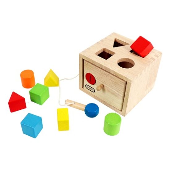 토도리브로 원목 도형블럭상자