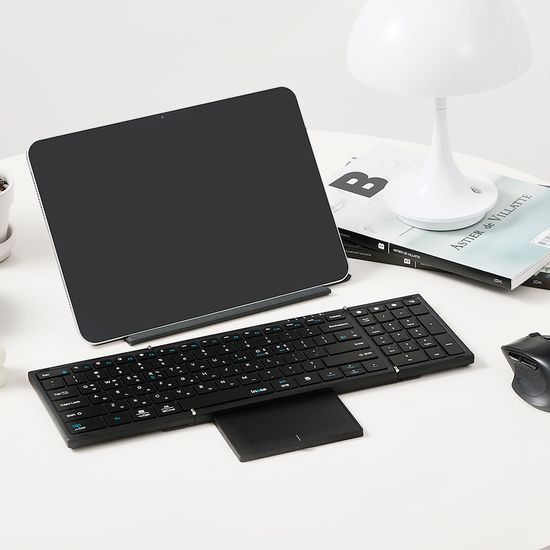 아이노트 접이식 블루투스 키보드 X-Folding XK907B