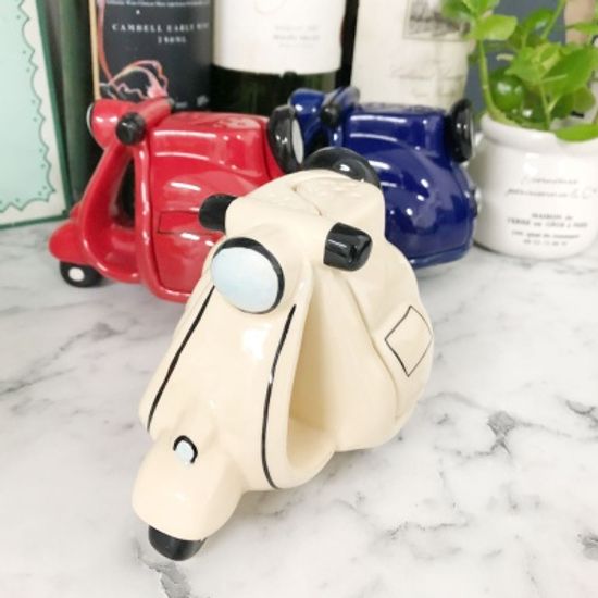 이탈리안 스쿠터 도자기 데코 소품 3color