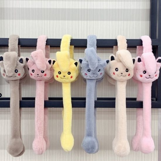 귀가쫑긋 캐릭터 인형 귀달이 귀마개 털 밍크 퍼 양털