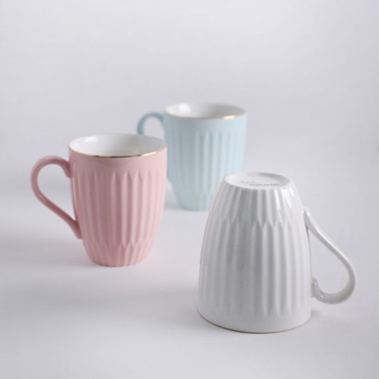 파스텔 펌킨 골드링 머그 370ml 3color