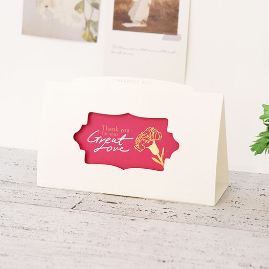 카네이션 액자카드