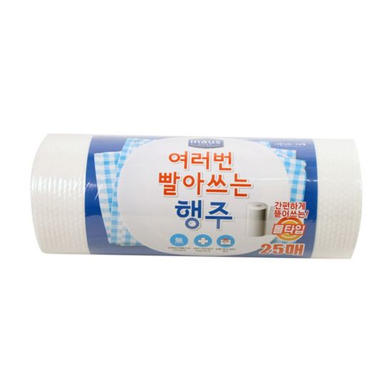 크린랲 여러 번 빨아쓰는행주(25매)(W1EC9BF)