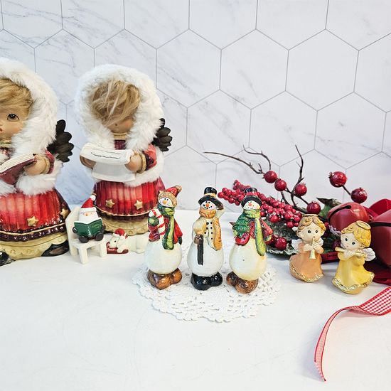 큐트 미니 눈사람 3p set