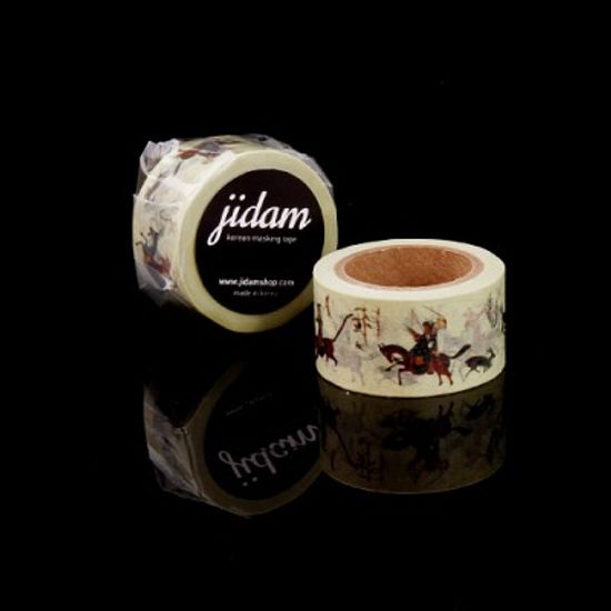 한국의 민화-수렵도 마스킹테이프