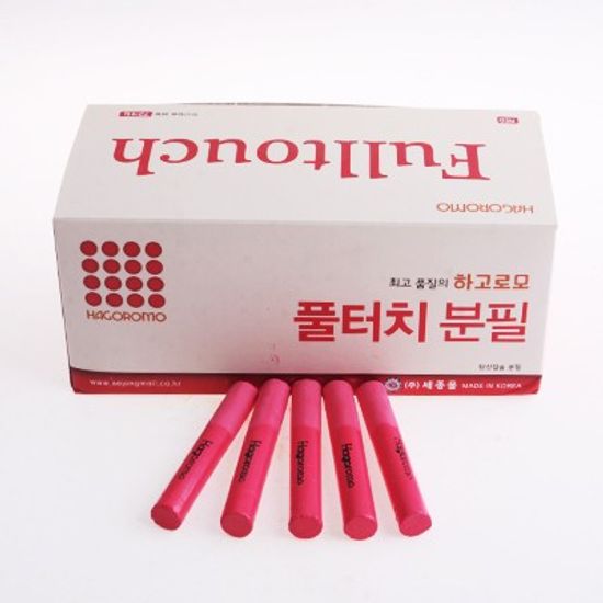 하고로모 분필 - 탄산 빨강 1박스 18통 (1,296本)