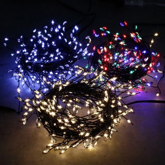 24V 200p 지네전구 검정선 (코드별도) 3color