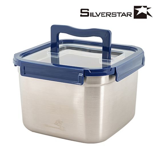 실버스타 다므니 304 정사각 4.7L 스텐김치통 핸디1호