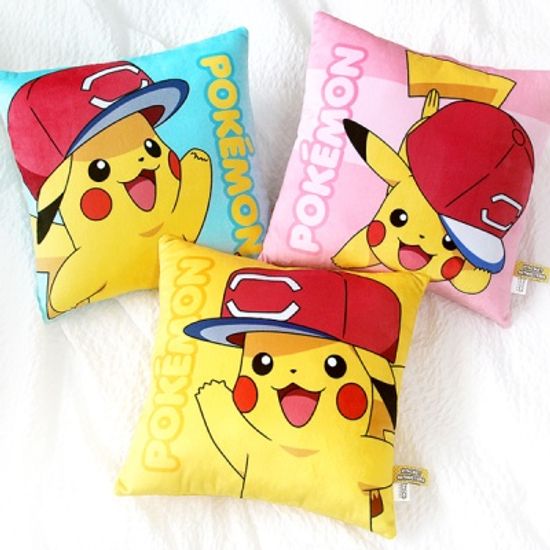 포켓몬스터 사각낮잠쿠션 5 (지우의피카츄-알로라캡)
