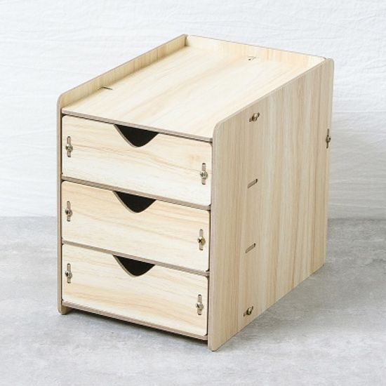 PH 화장품,소품 서랍 정리함 3단 DIY