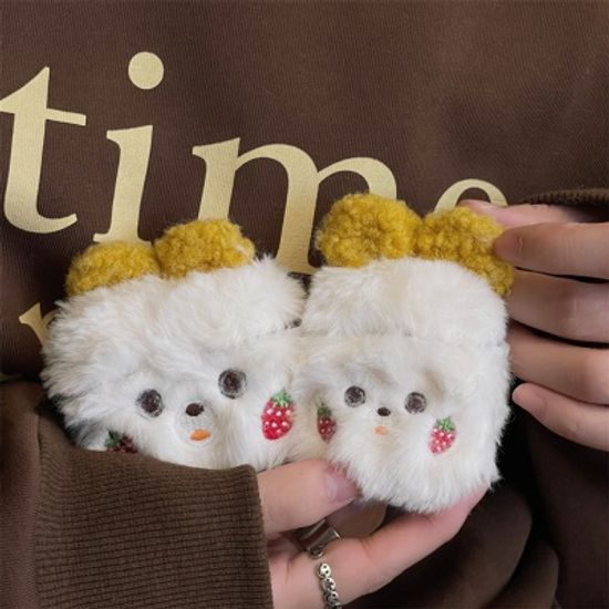 에어팟 3 2 1 프로 pro2 아기 곰돌이 털 인형 케이스