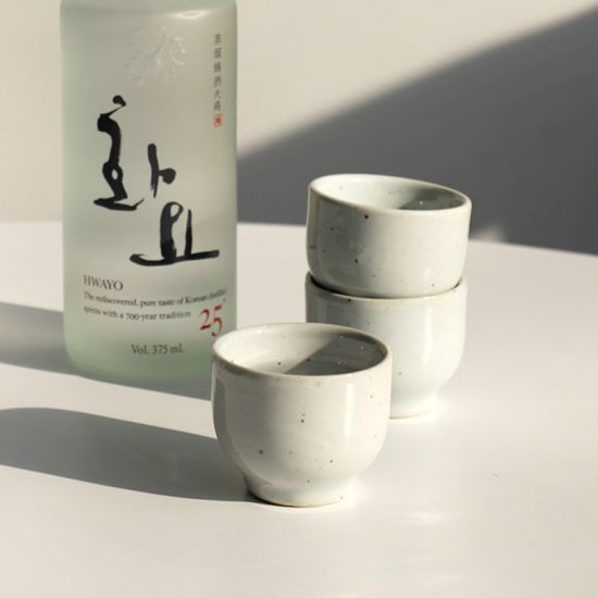 진 고백자 국내제작 도자기 소주잔 60ml