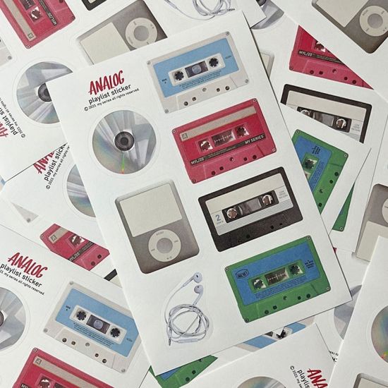 마이시리즈 아날로그 플레이리스트 스티커