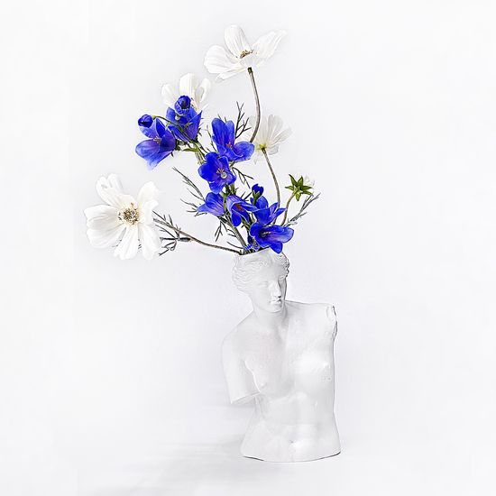 비너스 반신 오브제 인테리어 석고상 화병 화분