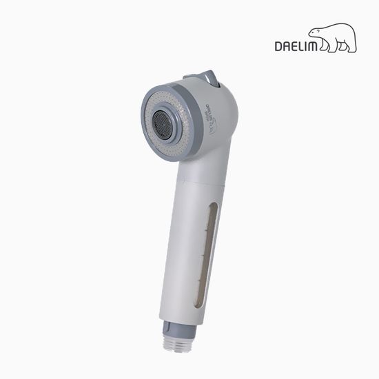 대림바스 디클린 수압상승 항균 주방필터헤드 그레이