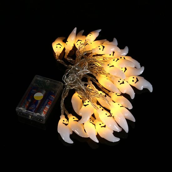 [도토로] 30구 LED 할로윈 유령 가랜드 전구(4.5M)