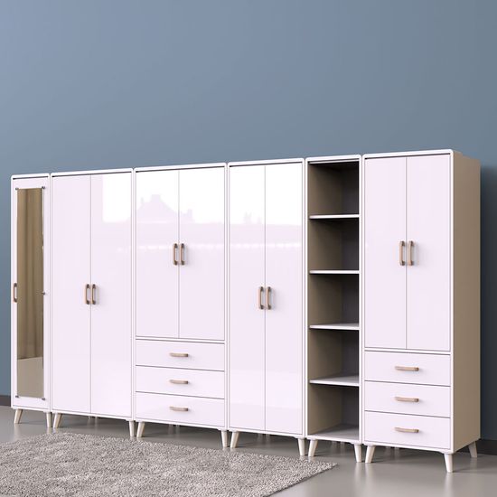 플랫 원룸 미니 이불 400 600 800 옷장세트 (착불)