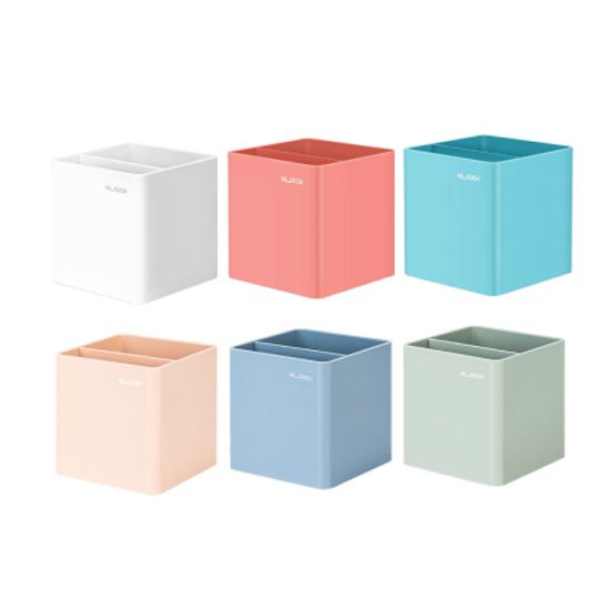 누사인 다용도 2칸 연필꽂이 펜꽂이 색연필꽂이