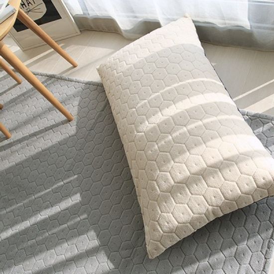 허니소프트 극세사 양면 헤드쿠션 - 3color